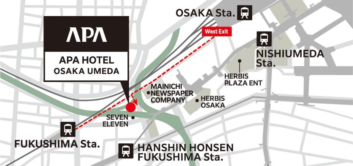 Apa Hotel Osaka Umeda Buitenkant foto